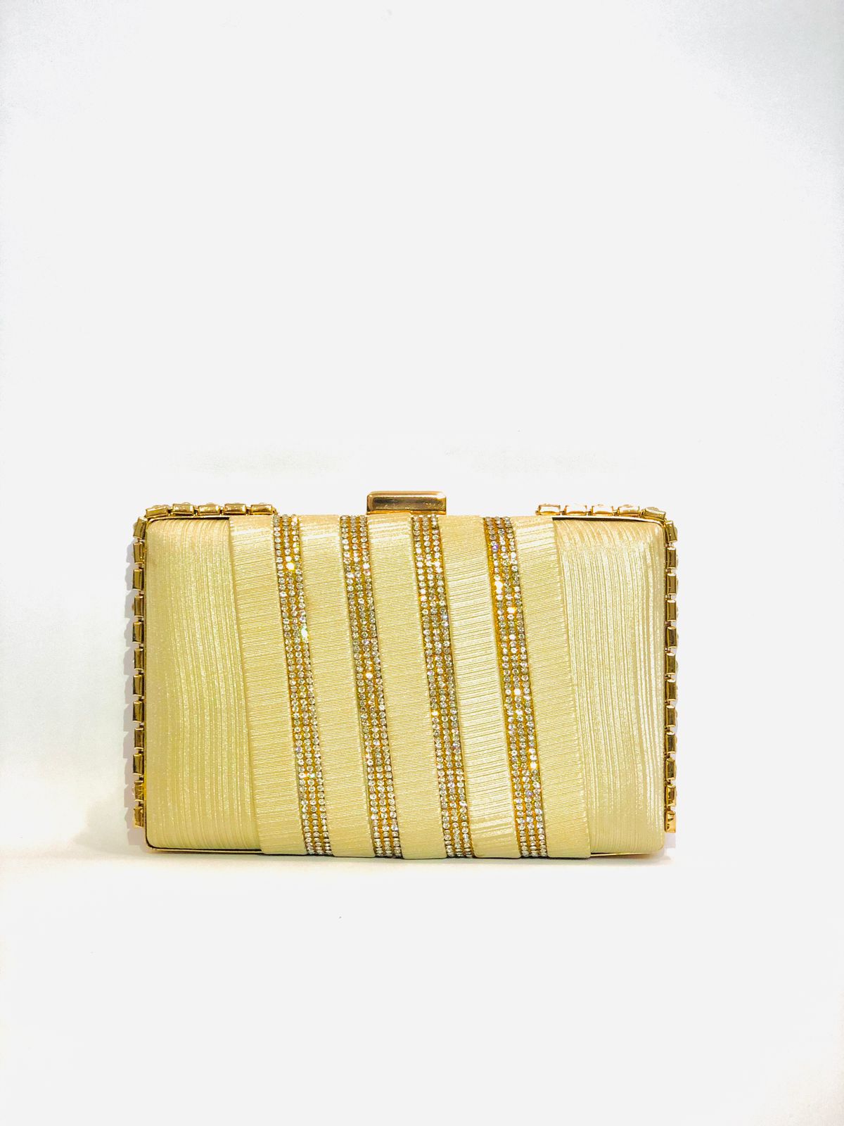 Royale Clutch – Diamond Gold