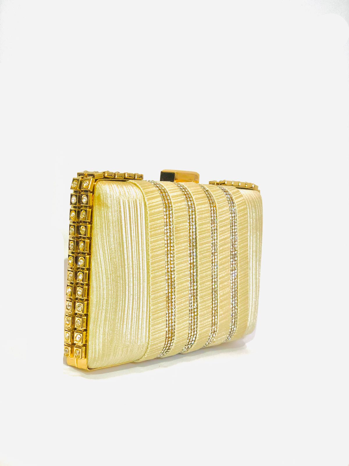 Royale Clutch – Diamond Gold