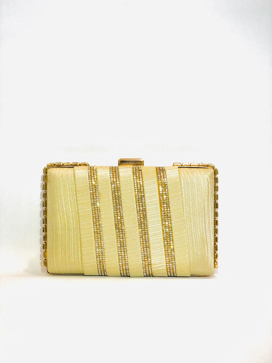 Royale Clutch – Diamond Gold