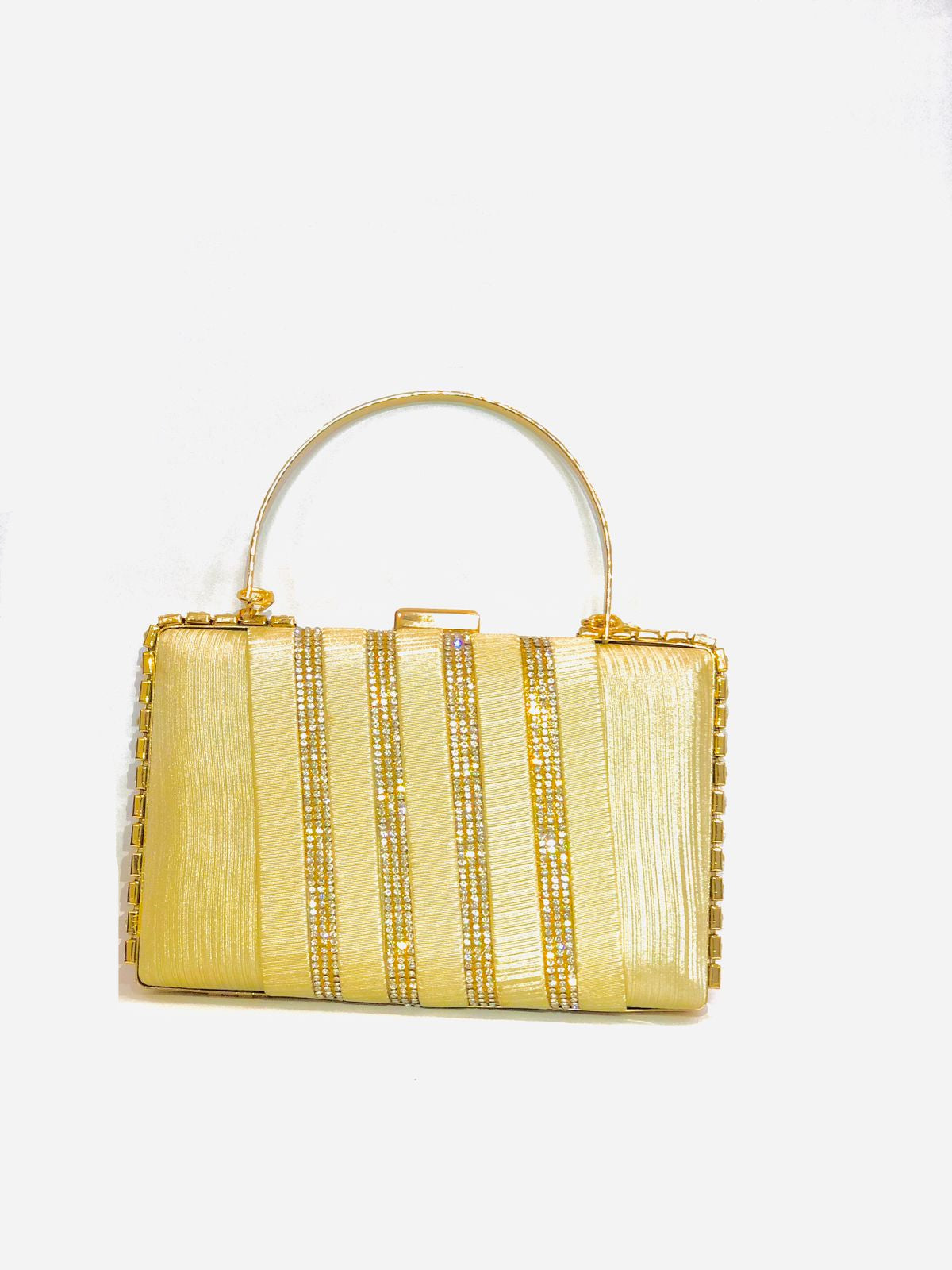 Royale Clutch – Diamond Gold
