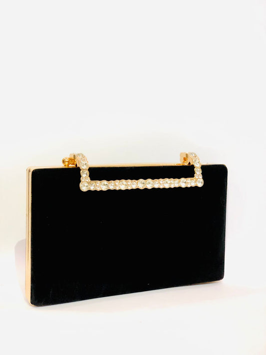 Double Handlle Velvet - Black