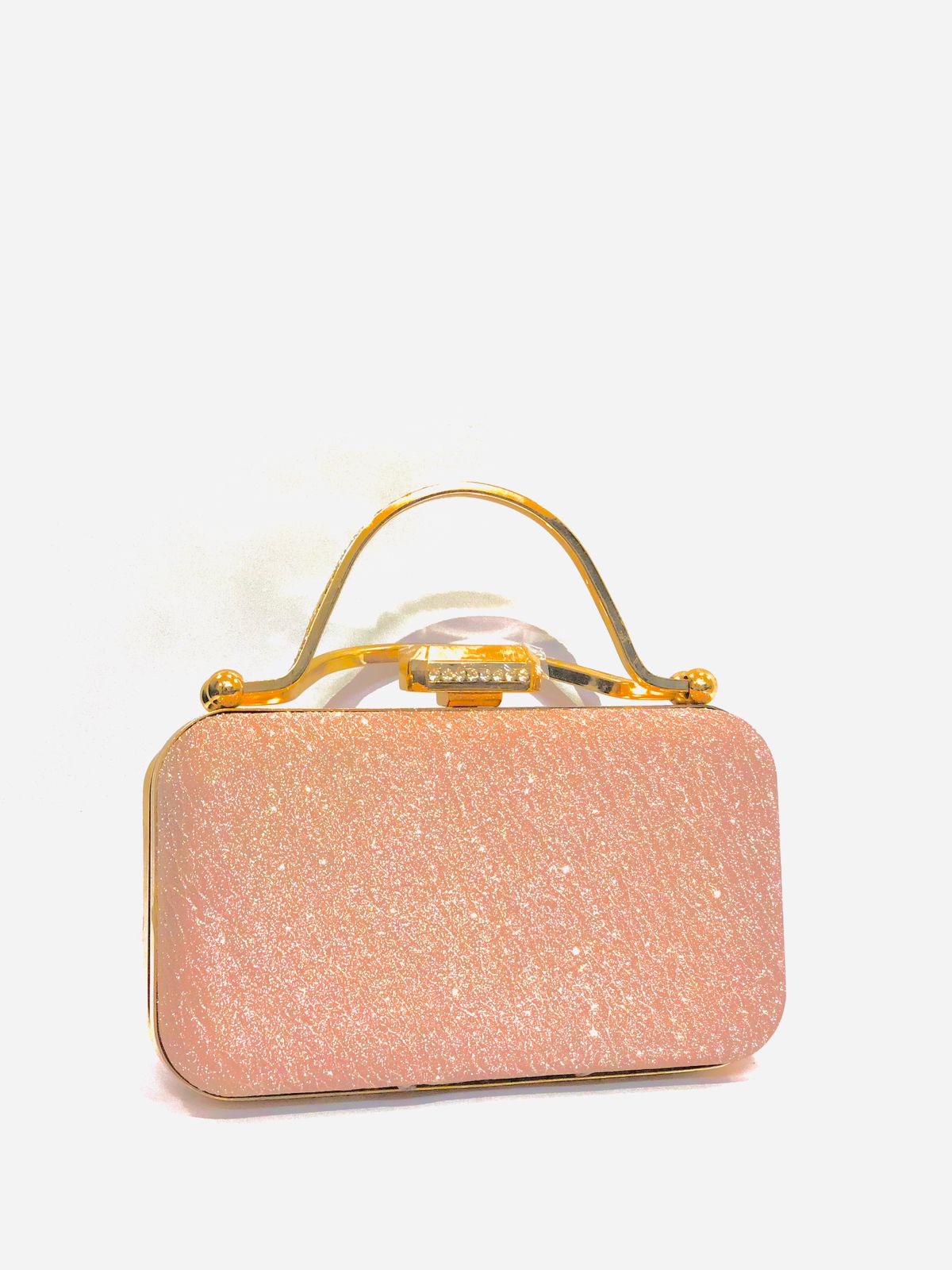 Starlight Shimmer Clutch - Rose Gold
