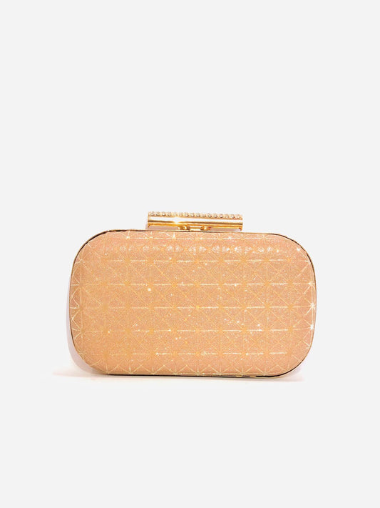 Golden Shimmer Clutch - Veloura